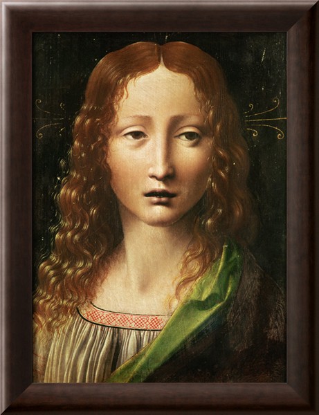 Head Of The Saviour - Leonardo Da Vinci Painting